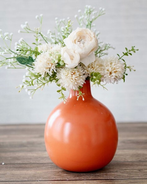 Bud Vase with Artificial Flower