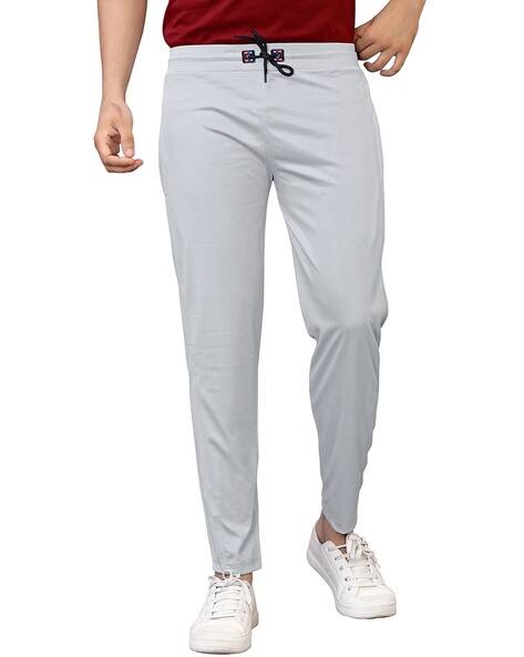 Buy Silver Track Pants for Men by Linoges Online | Ajio.com