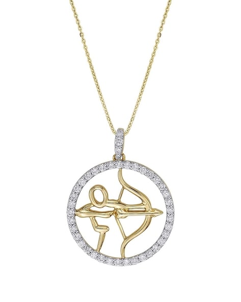 Sagittarius diamond deals pendant