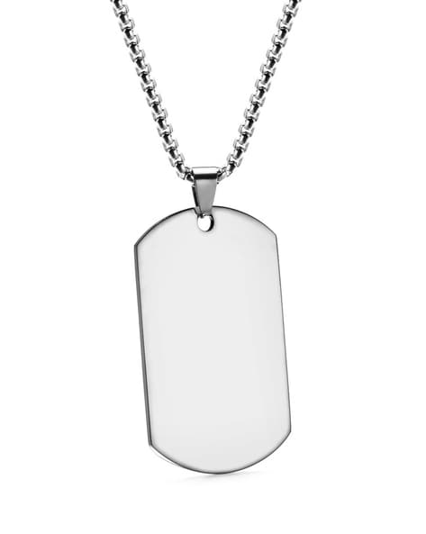 Dog Tag Stainless Steel Necklace