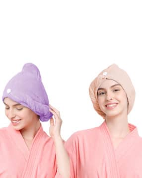Set of 2 Hair Wrap Towels-image-2