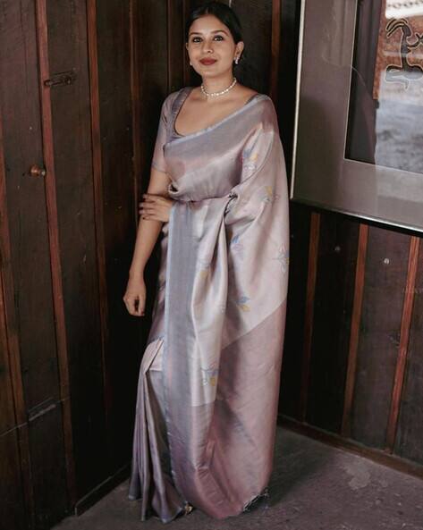 Marziyaa Traditional Saree with Woven Motifs