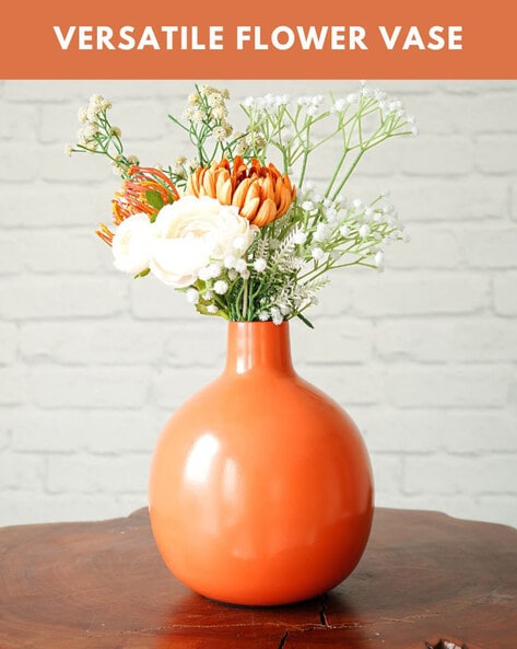 Buy Orange Vases for Home & Kitchen by Behoma Online
