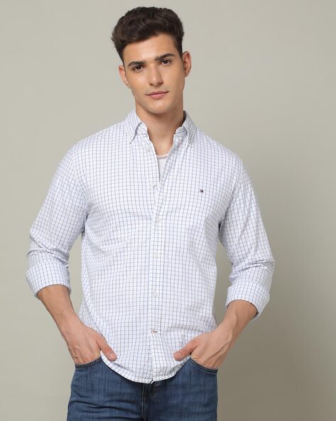 Buy Blue Shirts for Men by TOMMY HILFIGER Online