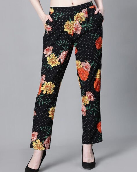 Printed Casual Trousers Women - Buy Printed Casual Trousers Women online in  India