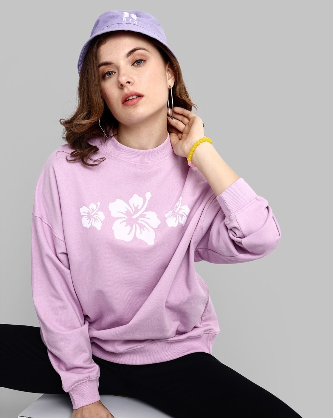 Light purple clearance sweatshirt womens