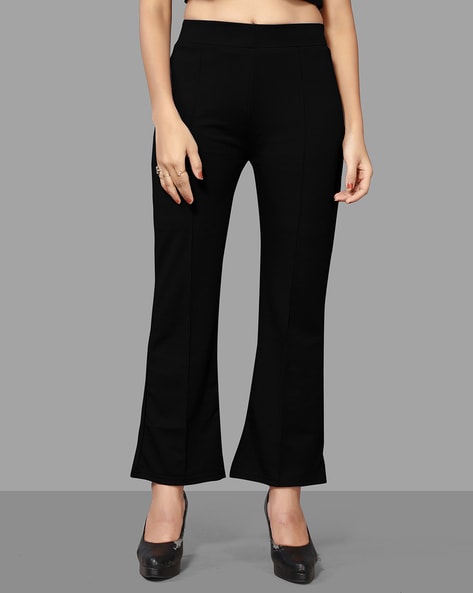 Buy Black Trousers & Pants for Women by GILUDI Online