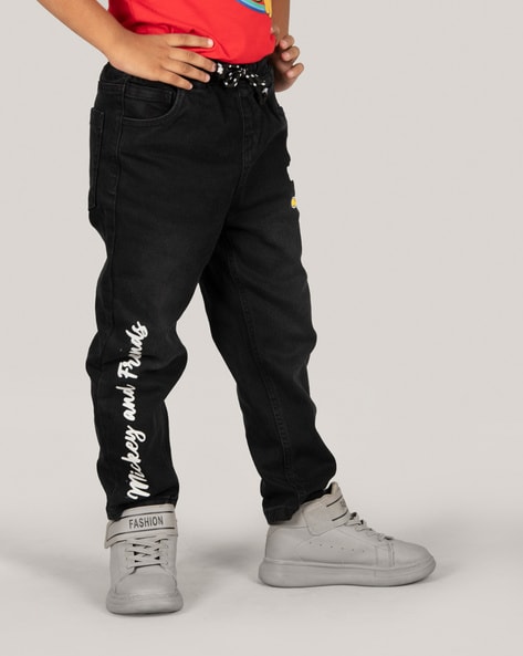 Boys black clearance jogger jeans