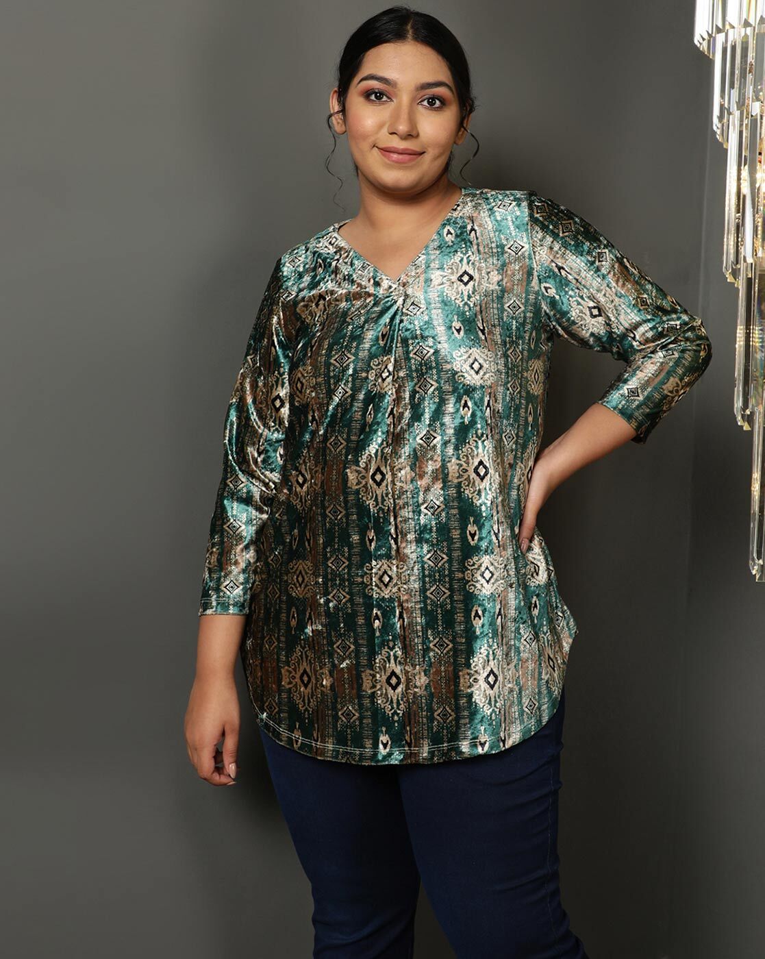 Buy Green Tops for Women by Amydus Online