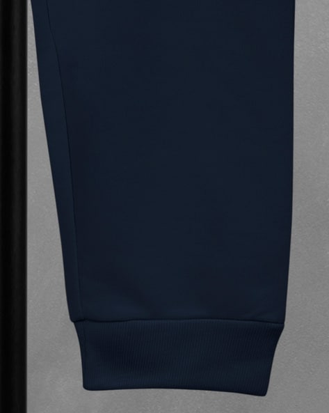 Girls navy blue online tracksuit bottoms