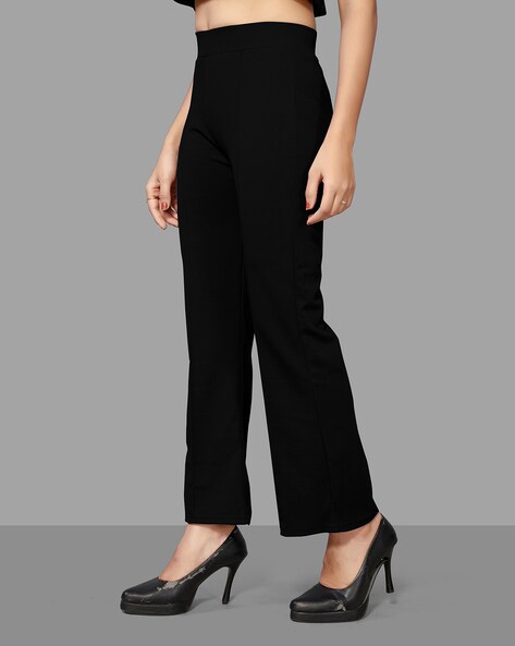 PARK AVENUE Slim Fit Women Black Trousers - Buy PARK AVENUE Slim Fit Women  Black Trousers Online at Best Prices in India | Flipkart.com