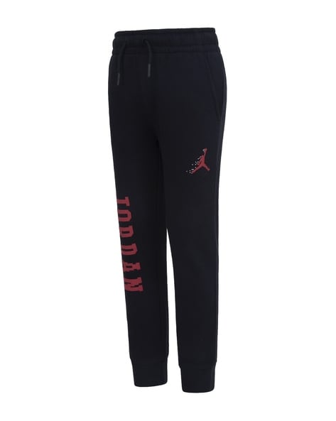 Red jordan online sweatpants