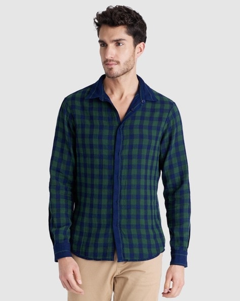 Celio Men Checked Regular Fit Shirt