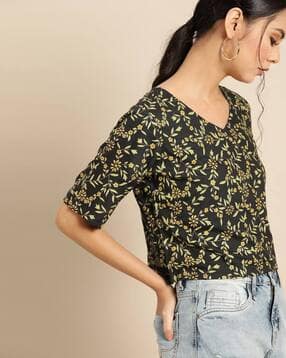 svaraa Women Printed Relaxed Fit Top-picture-51
