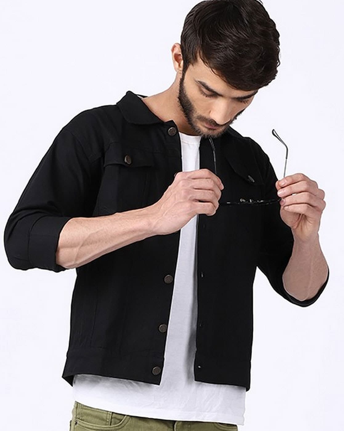 Buy Black Jackets & Coats for Men by VOXATI Online