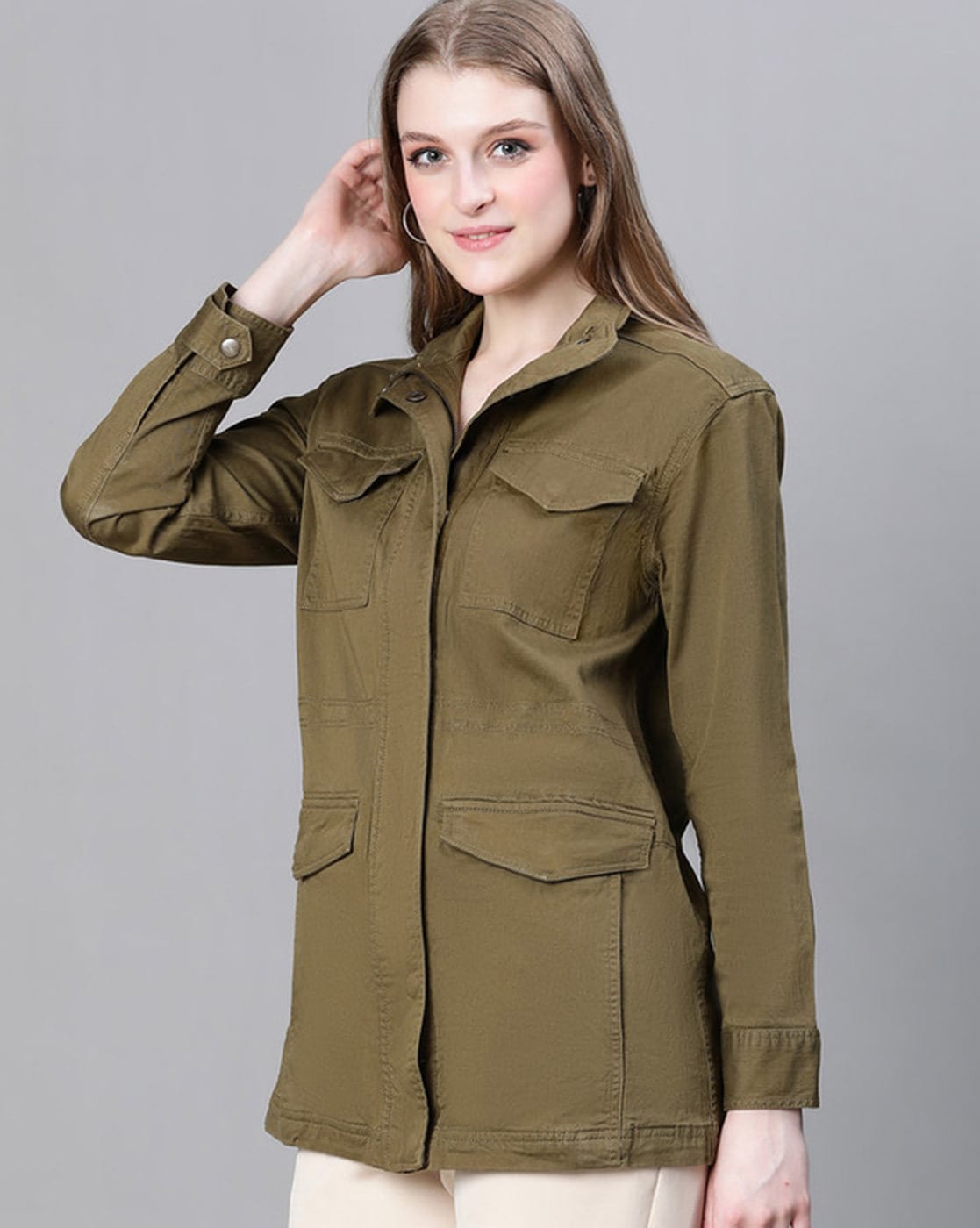 Time and Tru Women's Soft Utility Jacket, Sizes XS-XXXL - Walmart.com