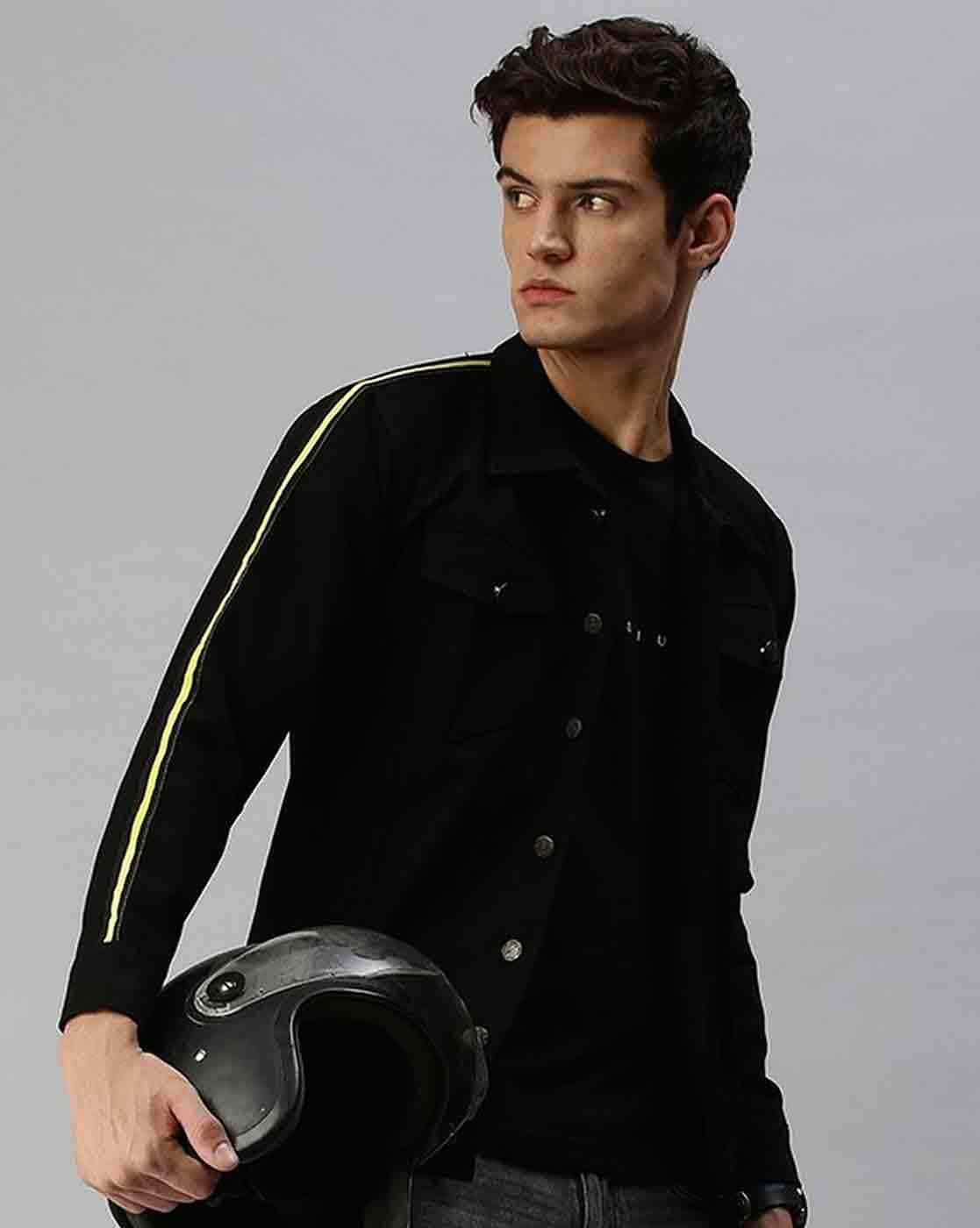 Buy Black Jackets & Coats for Men by VOXATI Online