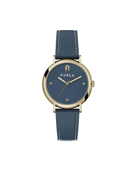 Buy FURLA Analogue Watch with Leather Strap WW00023012L2 AJ Blue Color Women AJIO LUXE