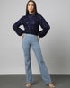 Buy Blue Trousers & Pants for Women by Outryt Online