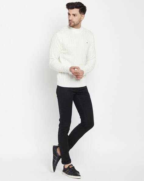 Buy Off White Sweaters Cardigans for Men by OKANE Online