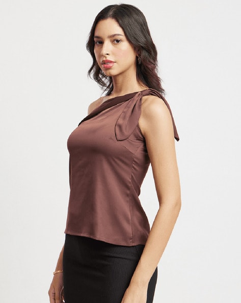 Bow tie shoulder discount top