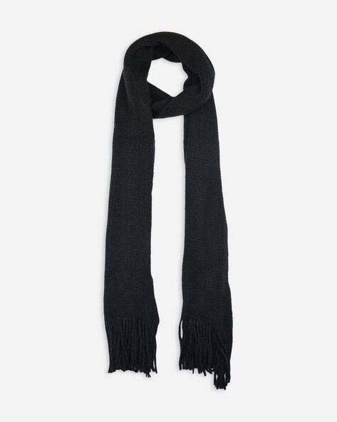 Women Knitted Stole with Tassels Price in India
