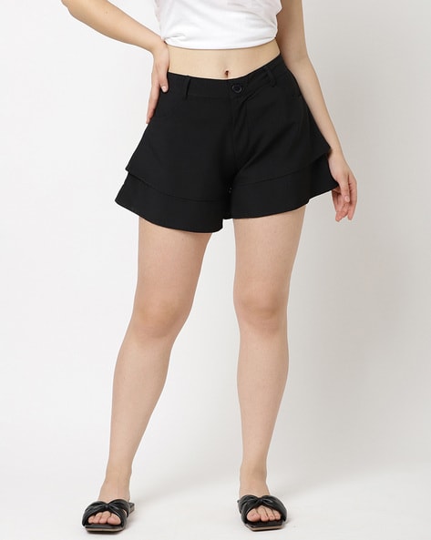 Buy Black Shorts for Women by 3 Online