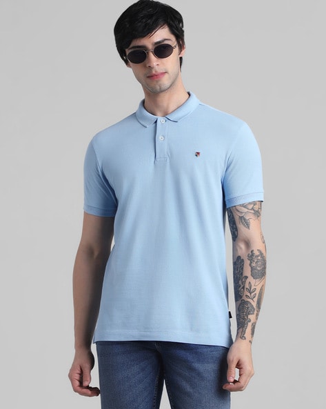 Buy Placid Blue Tshirts for Men by Jack & Jones Online | Ajio.com