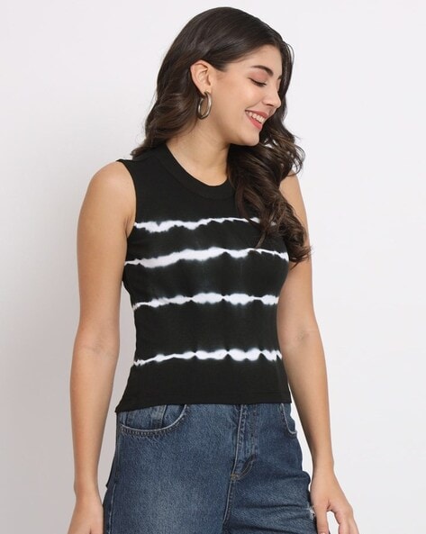 Buy Black Tops for Women by Charmgal Online