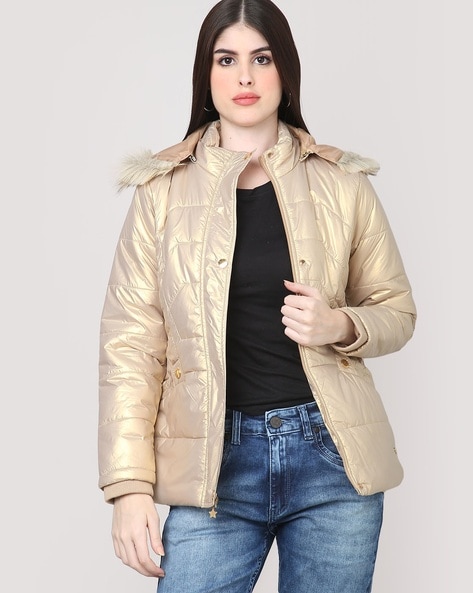 Buy Rose Gold Jackets Coats for Women by DUKE WOMEN S Online Ajio