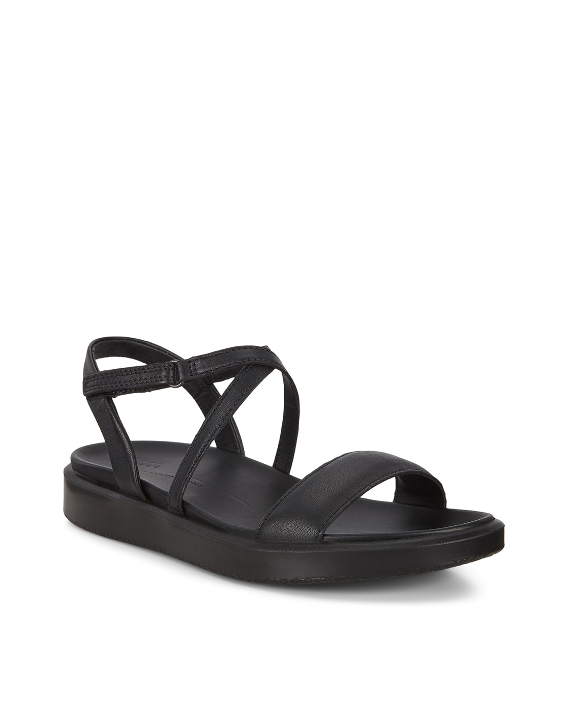 Buy Black Flat Sandals for Women by ECCO Online Ajio