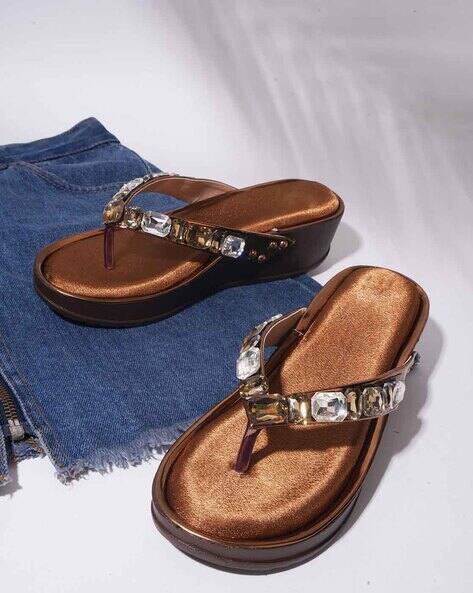 FROH FEET Women Regular Fit Wedges Heeled Sandals