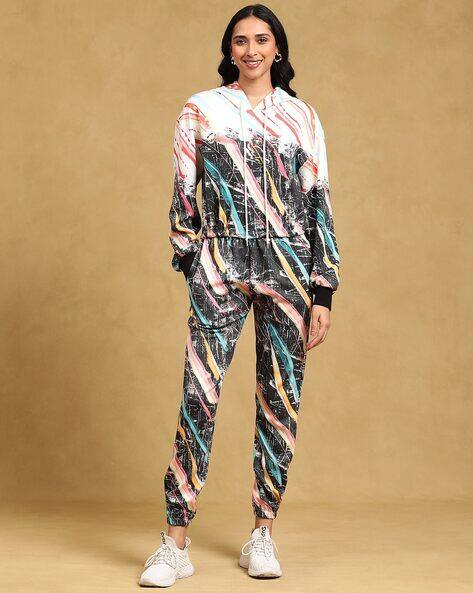 LABEL RITU KUMAR Printed Hoodie with Joggers Co-Ord Set