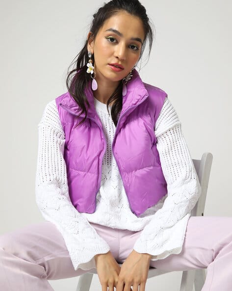 SAM Women Zip-Front Gilet Jacket