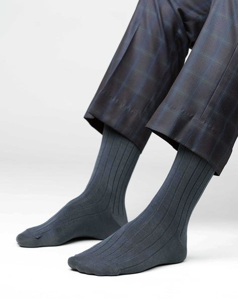 Buy Grey Socks for Men by Theater Online