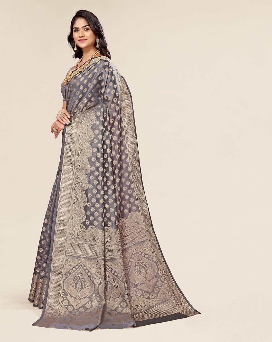 Buy Sky Sarees for Women by Juhi Collection Online | Ajio.com