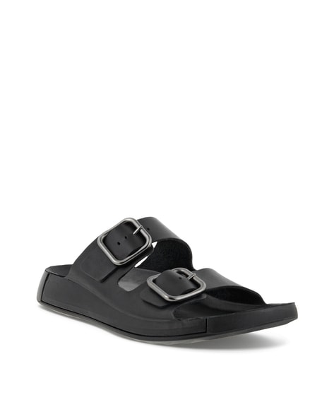 Genuine Leather Slip On Sandals