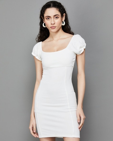 Buy White Dresses for Women by Emprall Online | Ajio.com