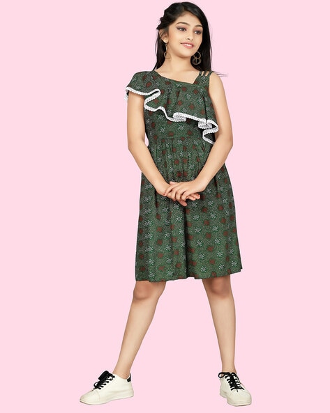 Buy Green Dresses & Frocks for Girls by R K MANIYAR Online