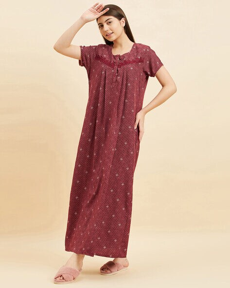 Laura Ashley Women's Long Sleeve Night Gown Sleep Dress - Sweet Dreams -  Medium - Walmart.com