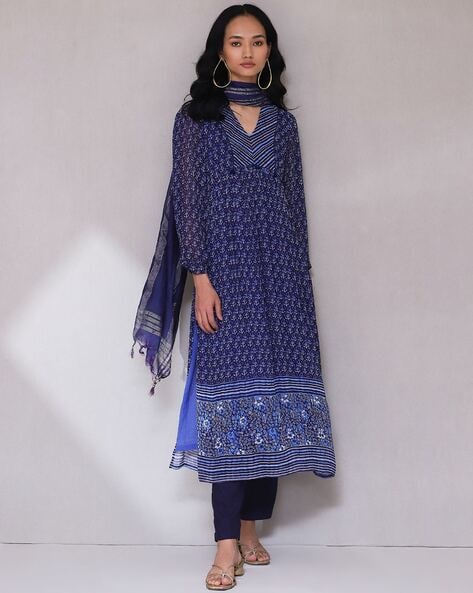 Buy Blue Kurta Suit Sets for Women by Aarke Ritu Kumar Online