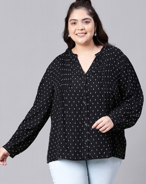 Buy Black Tops for Women by Oxolloxo Online
