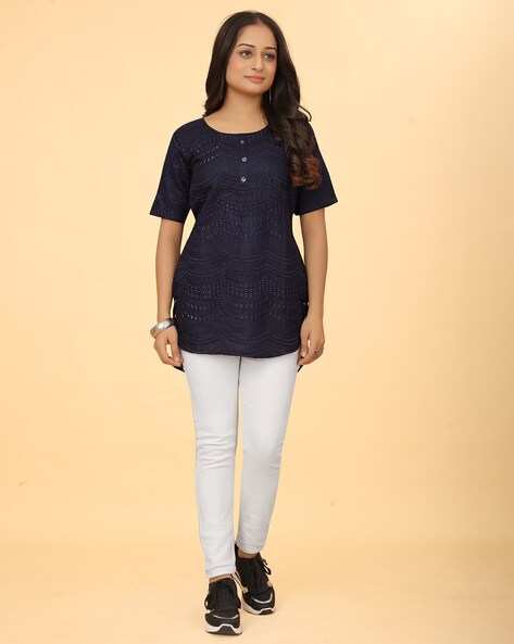 Short Sleeve Tunics - Buy Short Sleeve Tunics online in India