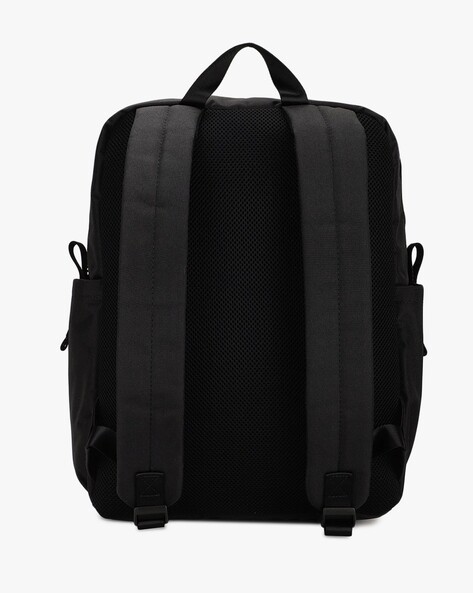 Black backpack best sale with side pockets