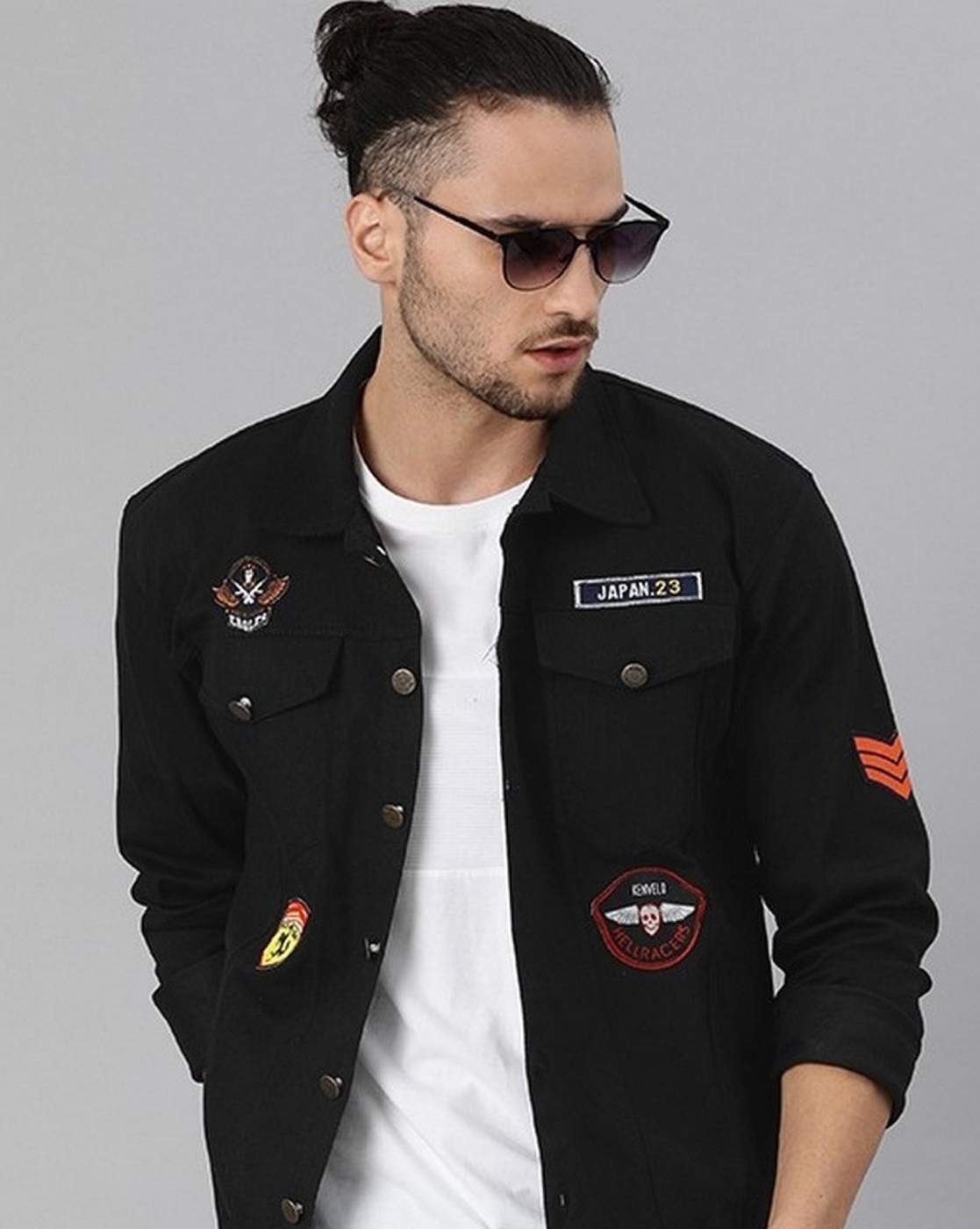 GORGLITTER Men's Letter Patch Color Block India | Ubuy