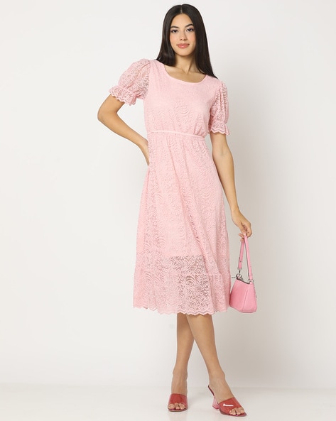 Buy Pink Dresses for Women by Fig Online