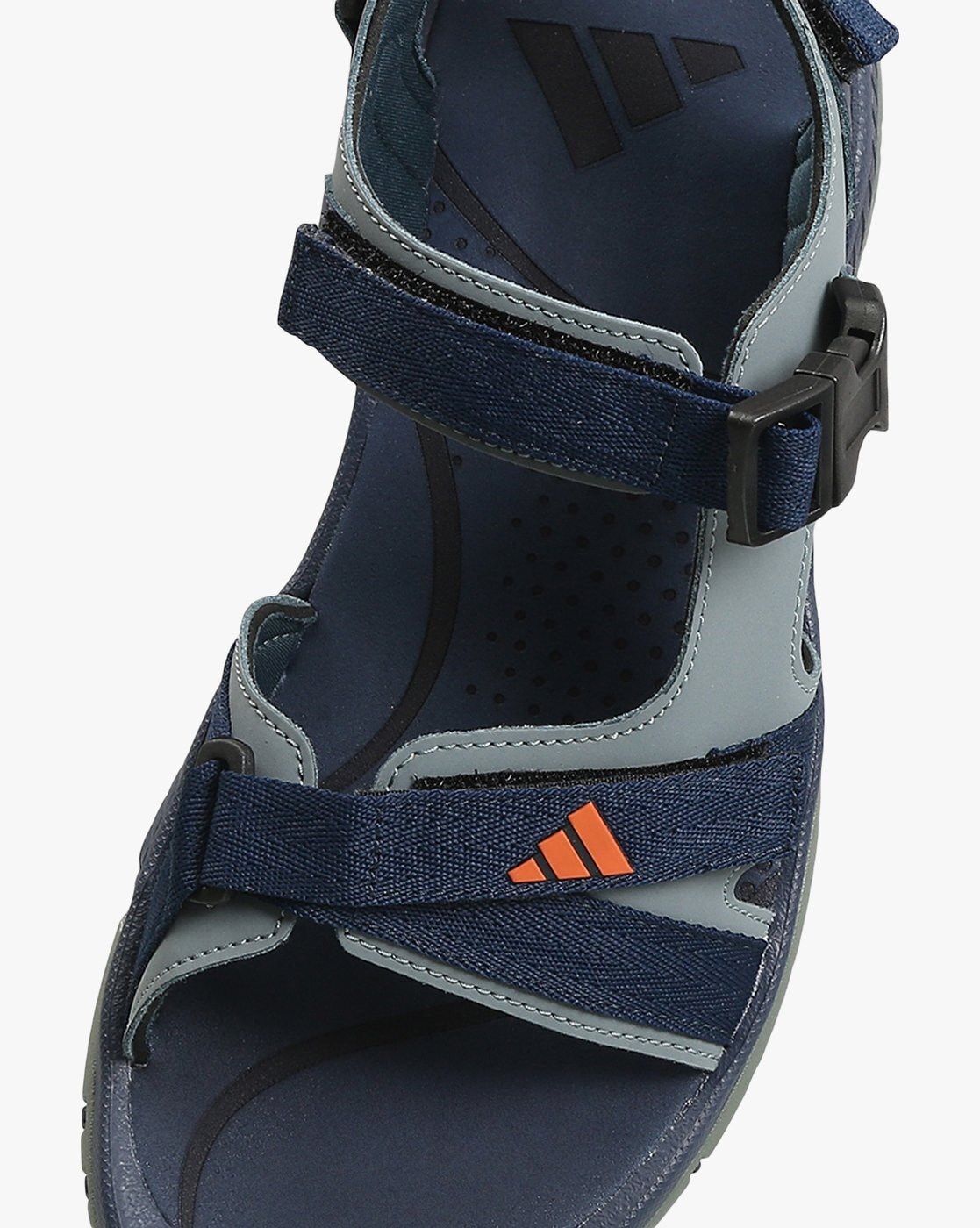 adidas Adilette Sandal Velcro Open Toe Flat Heel Sports Unisex Blue Sa -  KICKS CREW