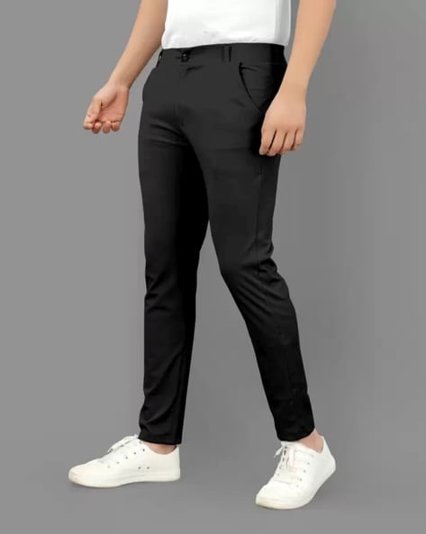 Minicoy Men's Slim Fit Grey Formal Trouser for Men and Boys - Polyester  Viscose Bottom Formal Pants
