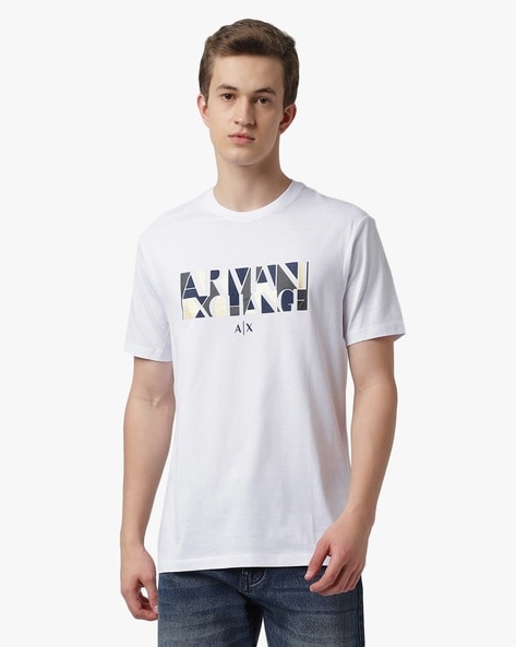 Armani jeans logo t deals shirt