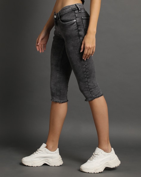 Buy KRAUS Womens Denim Capris